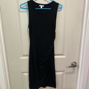 Black cotton dress S